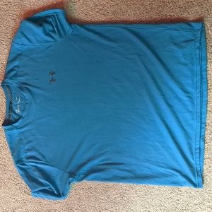 Under Armour Mens running t-shirt blue size large